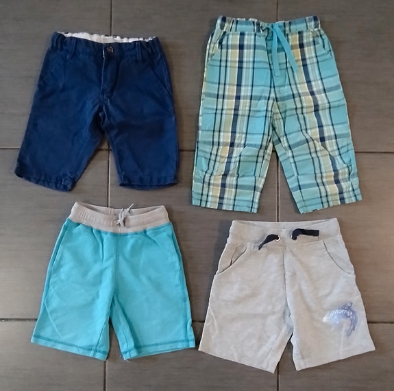 Lasten shortsit ja caprit 110/116 cm