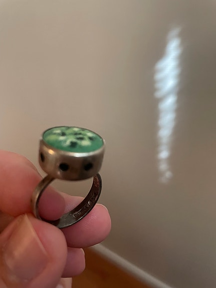 Vintage Martti Viikinniemi sormus hopea 17,5mm