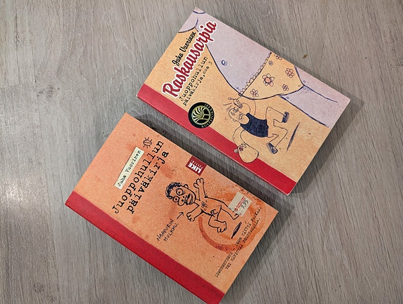 Juoppohullun päiväkirja + Raskausarpia – 2 kirjaa, Juha Vuorinen
