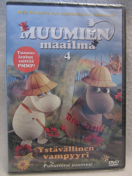 Muumien maailma 4 : Ystävällinen vampyyri dvd uusi