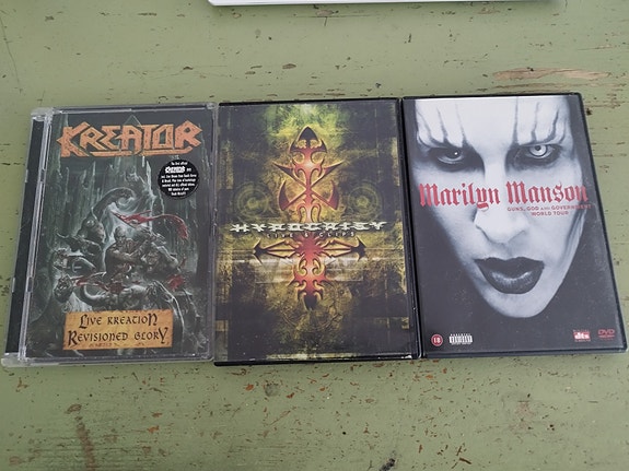 Hypocrisy/Marilyn Manson/Kreator live tykitykset.