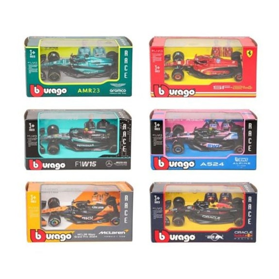 Formula F1 auto 1:43 Burago erilaisia 12,90 €