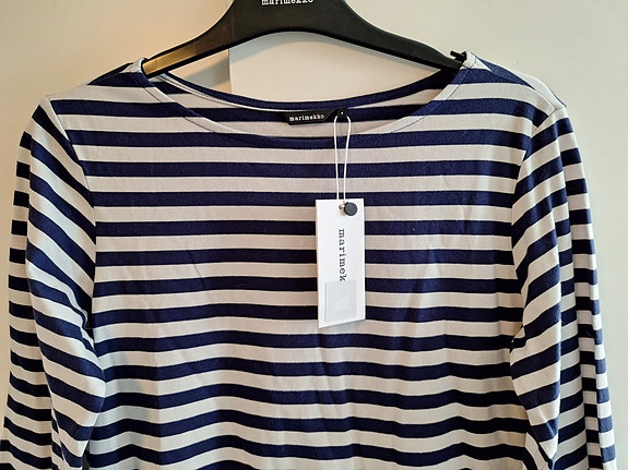 Uusi Marimekko Tasaraita Tunika S
