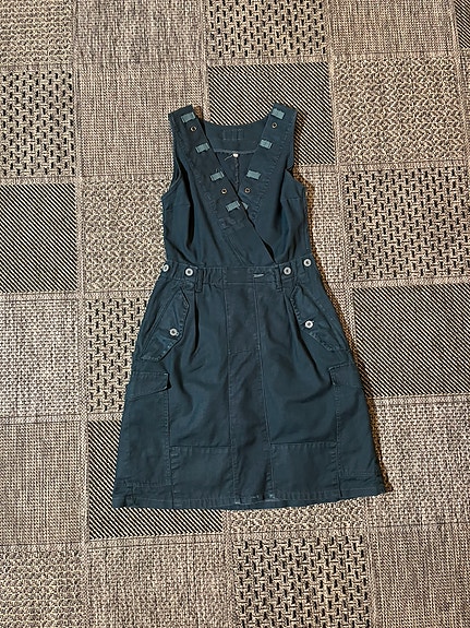 GLOBE HOPE xs workwear mekko petrol-öljy väri farkku/duck/chino kangas