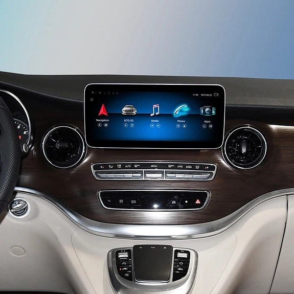 Android soitin 12.3" näytöllä Mercedes Benz V-sarja 2015-2018