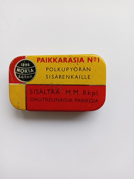 Polkupyörän paikkarasia Nro 1