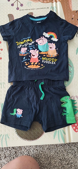 Pipsa possu: shortsit+ 2 t-paidat