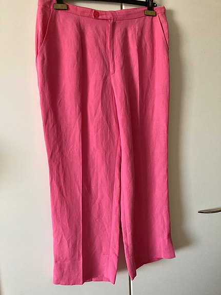 Marimekko housut, suunnitt. Ritva Falla, uudenveroinen, k. 44