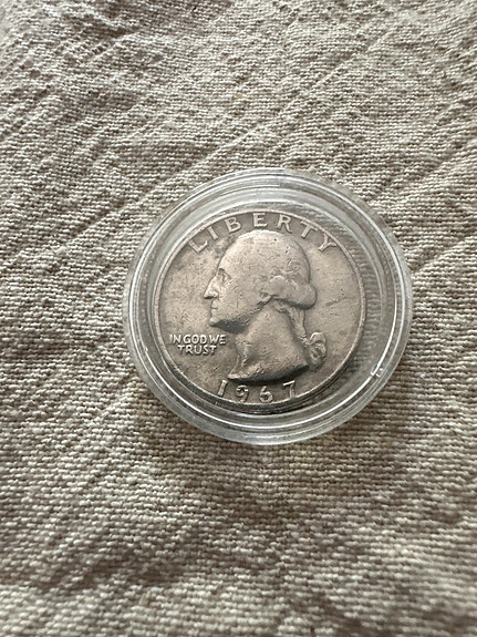 Quarter dollar 1967