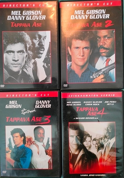 Tappava ase 1-4 dvd