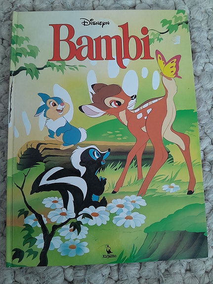 Disney Bambi luukkukirja vanha