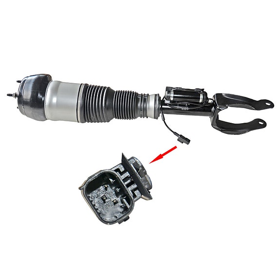 Ilmajousijalka eteen vasen Mercedes Benz ML-sarja W166 X166 2011-2018