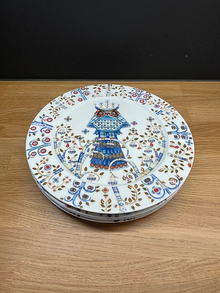 Iittala Taika ruokalautaset 4 kpl, valkoinen