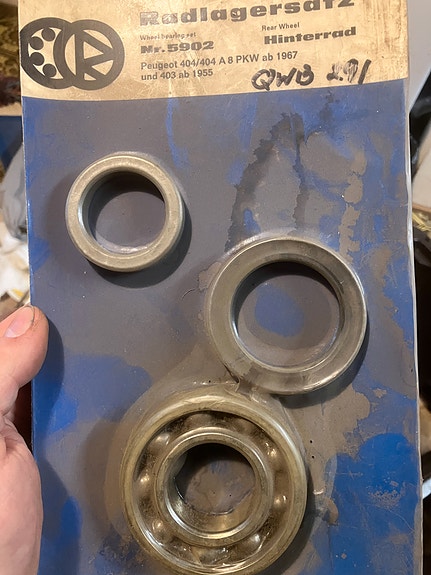 Peugeot 403/404 Takapyöränlaakeri Ruville 55-