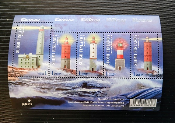 2003 Suomi, Majakat 5kpl 1-luokan merkkejä