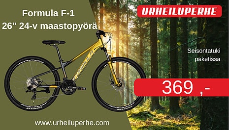 maastopyörä Formula F-1 26" 24-v (UUSI), ilmaisella toimituksella