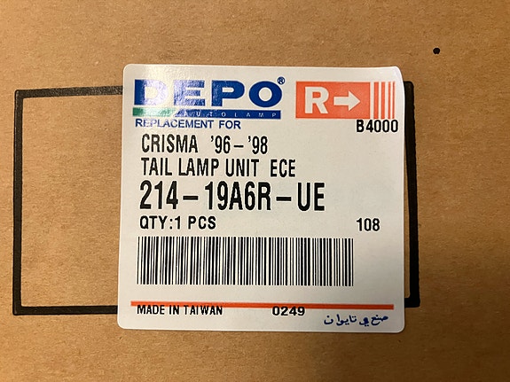 Mitsubishi Carisma Oikea/Vasen Takavalo 96-98