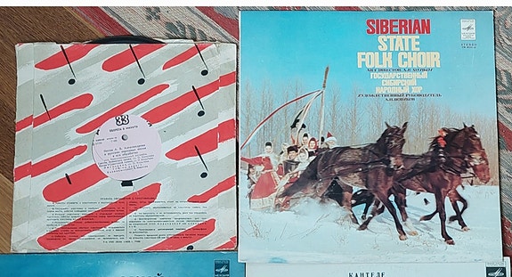 LP levyjä venäläistä musiikkia