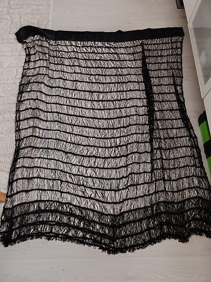 Musta verho n. 140cmx170cm(190cm)