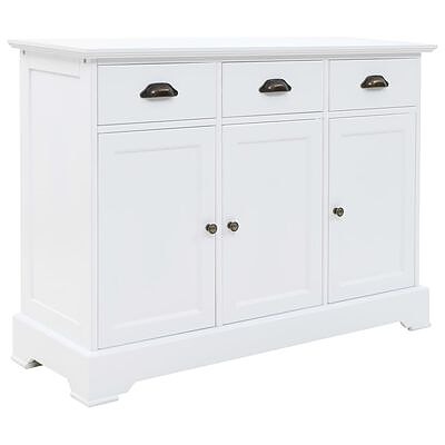vidaXL Senkki 3 ovella MDF ja mänty 105x35x77,5 cm(sku245754