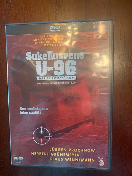 Sukellusvene U-96 Das Boot dvd