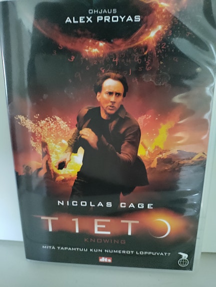 T1ETO (Knowing) DVD elokuva