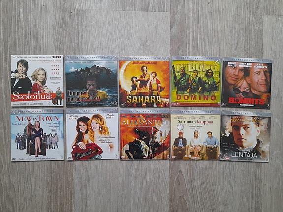 dvd elokuvia + musiikki cd