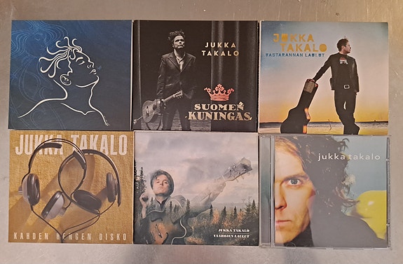 Jukka Takalo (Aknestik) cd:t 6kpl yhdessä tai erikseen