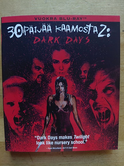 30 päivää kaamosta 2 Dark Days blu-ray