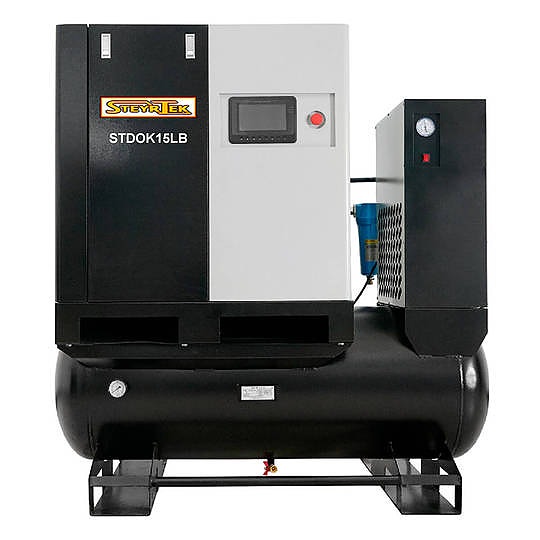SteyrTek Ruuvikompressori 11 kW 300 l, 10 bar