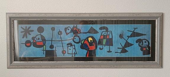 Taulu Joan Miro, "Maalaus 1953"