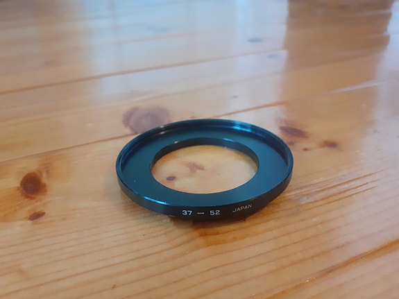 Step up ring 37-52 mm