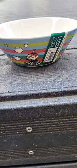 Muumi Saippuakuplia syvä lautanen