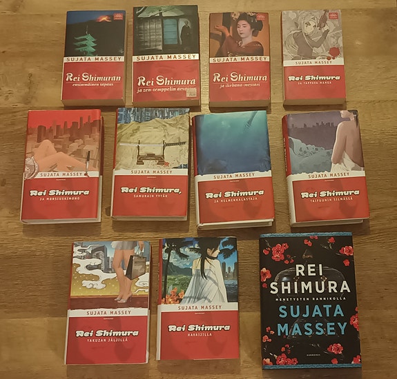Rei Shimura -sarja 11 kirjaa