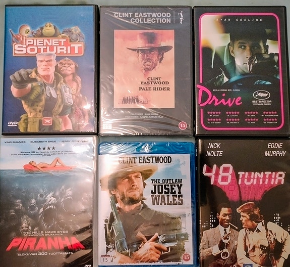 Dvd leffoja