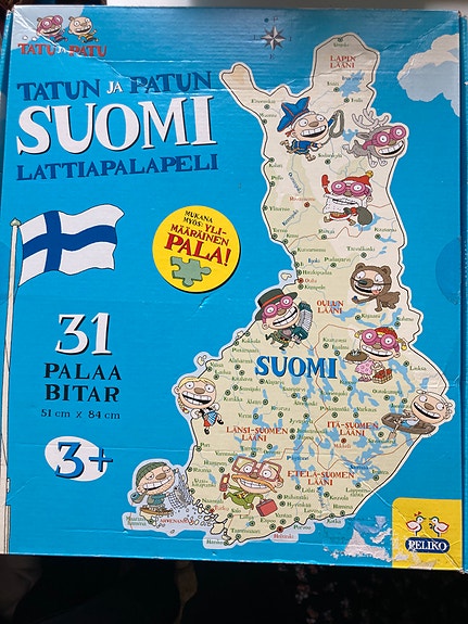 Tatu ja Patu iso Suomi-palapeli