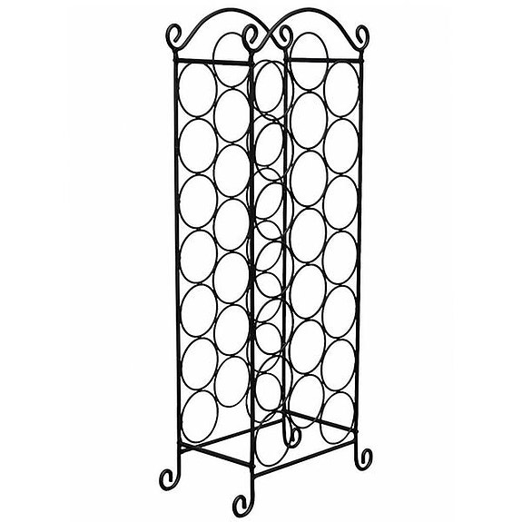 vidaXL Metallinen viinipulloteline 21 pullolle(sku50206