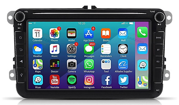 Android soitin 8" näytöllä Volkswagen Passat 2005-2013