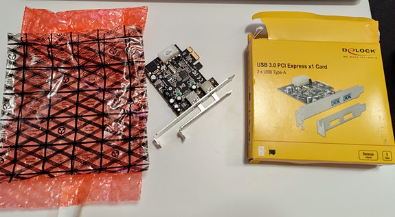Delock USB 3.0 laajennuskortti PCI Express x1 väylään