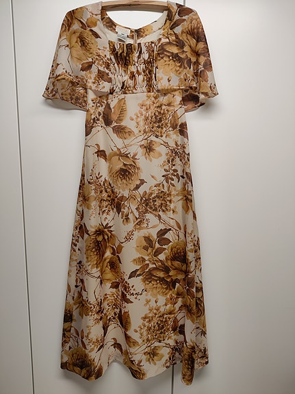 Vintage 70-luvun Trevira mekko koko  36
