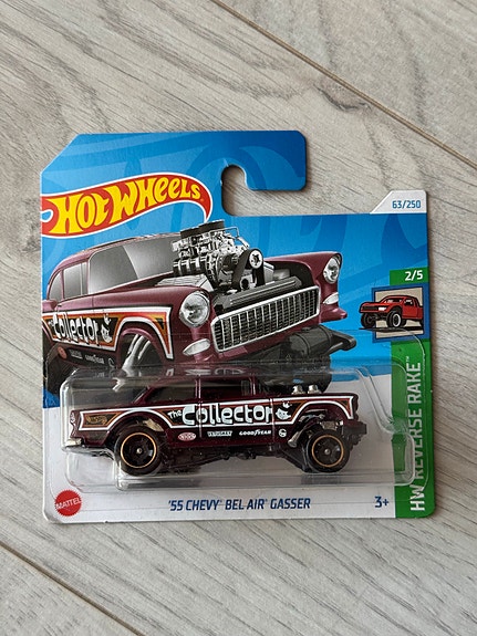 Hot Wheels ’55 Chevy Bel Air Gasser harvinainen keräilyauto