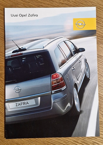 Opel Zafira -esite 2006