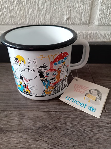Muurla Muumi Tove 100 Unicef emalimuki