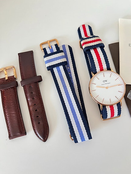 Daniel Wellington Classic -rannekello + 2 ranneketta