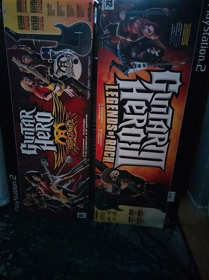 Guitar Hero PS2 Legends of Rock, Aerosmith, Metallica + World Tour -peli