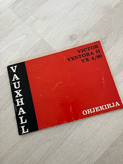 Vauxhall Victor ventoria II auto ohjekirja 1972