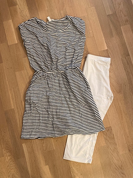 Mekko ja puolipitkät legginsit