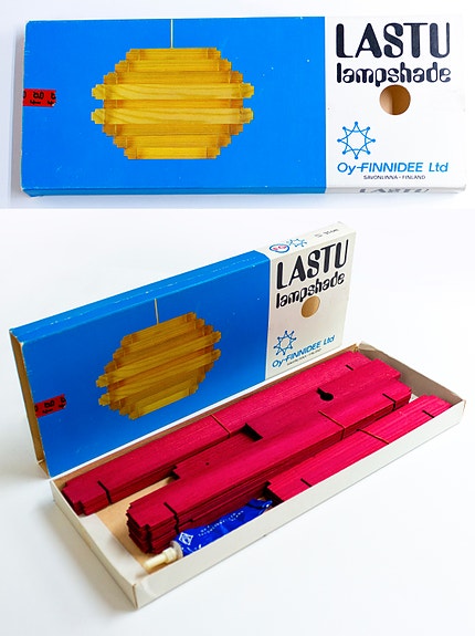 *60 luku* LASTU - lampshade lampunvarjostin ( valaisin )