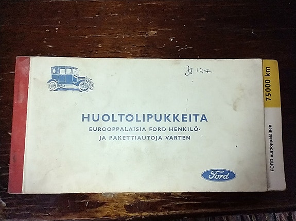 Ford käyttöohjekirjat yms