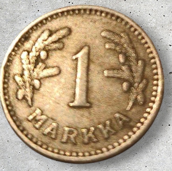 1 markka 1939